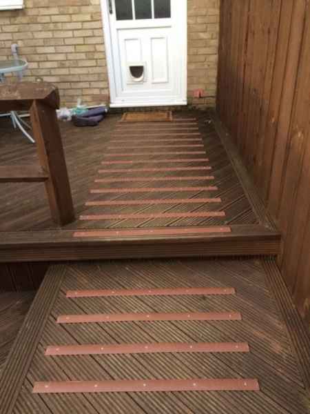 Colour Match Anti Slip Decking Strips