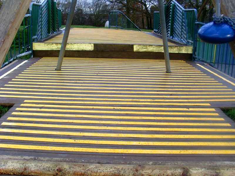 High Visibility Decking Strips in Children