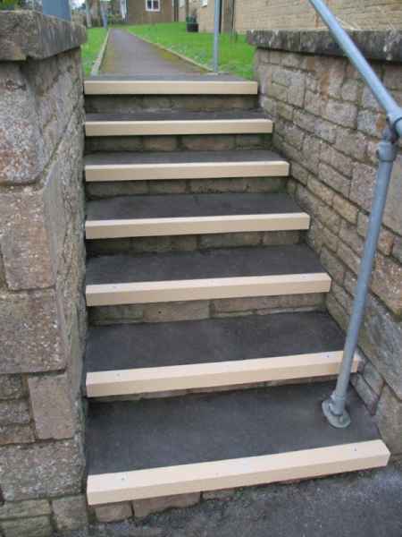 Colour Match Nosing for External Stairs