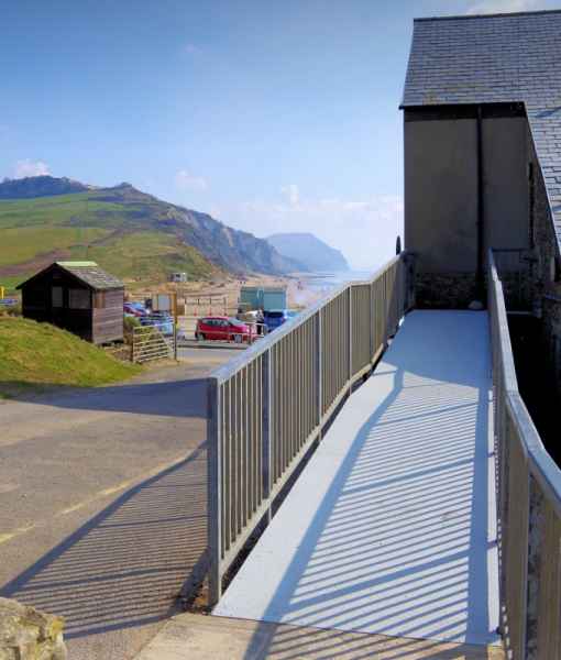 Grey Anti Slip Durable Floor Sheets for Access Ramp