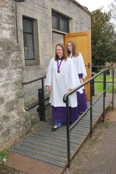 Non Slip Decking Strips on Church Entrance Ramp