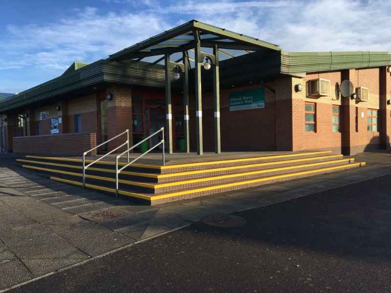 High Visibility Stair Nosing at Leisure Centre