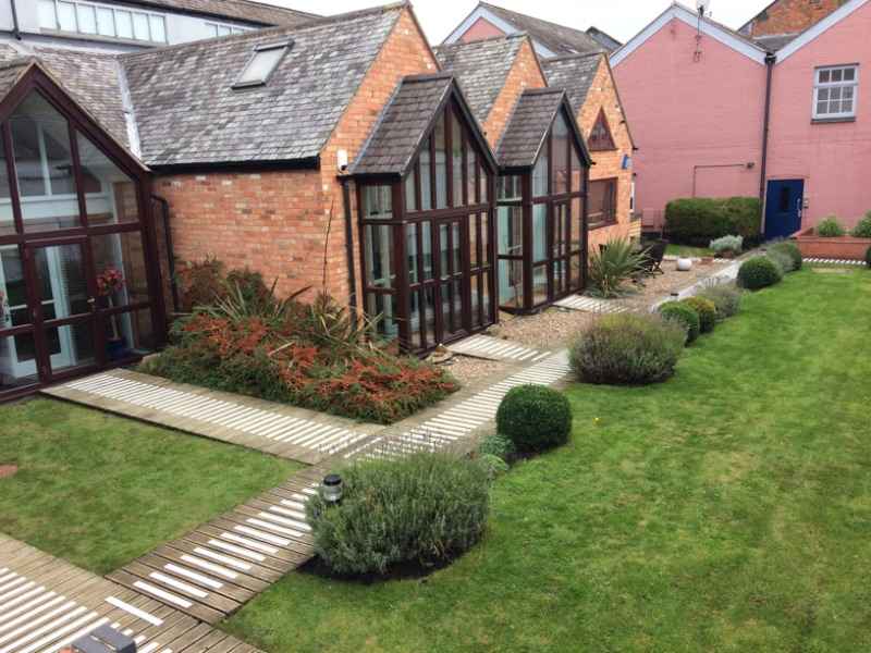 GRP Decking Strips on Walkway