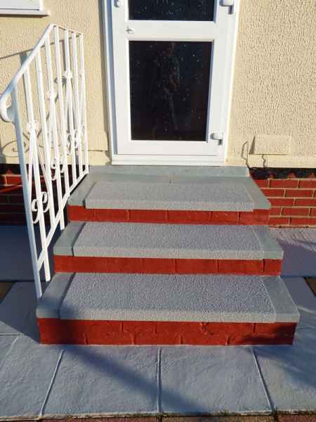 Non Slip Stair Treads on exterior slippery steps