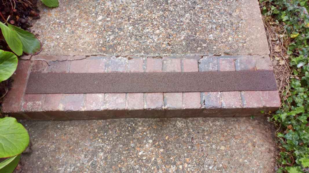 90mm Anti Slip Step Strip on brick step