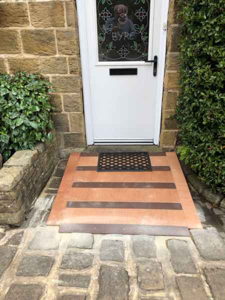 90mm Anti Slip Ramp Strip on front door