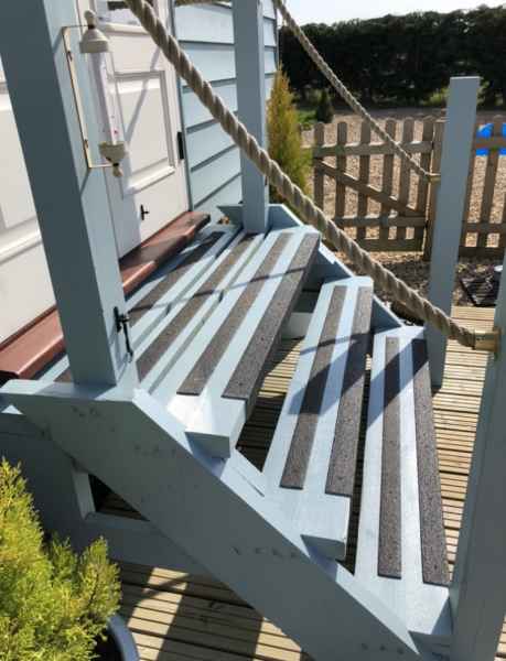 Non Slip Step Stair Strip on Shepards Hut Stairs