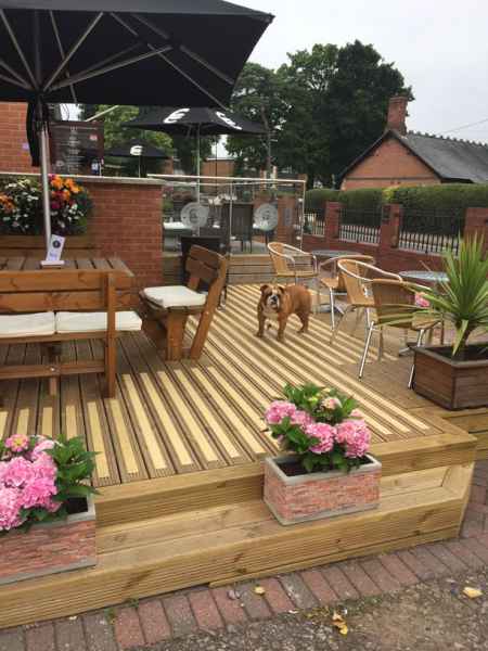 Buff Non Slip Decking Strips with Bulldog