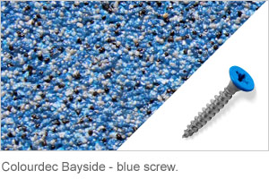 Colourdec Bayside - blue screw.