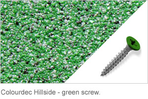 Colourdec Hillside - green screw.