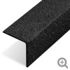safe tread anti slip stair nosing black