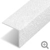 safe tread anti slip stair nosing white