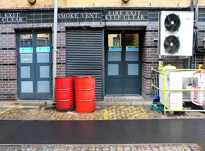 anti slip flooring installed to the globe theatre london