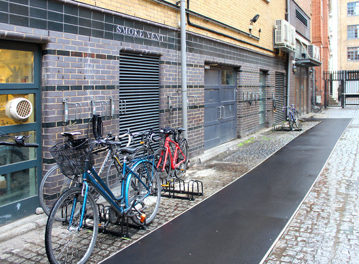 globe theatre anti slip floor sheets installation 4