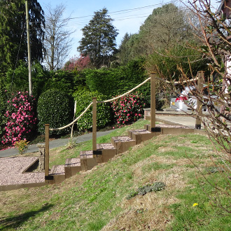 Non slip decking strips installation.