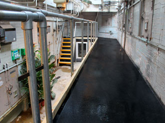 1. Anti-slip flooring ensures good health safety and best working practices at ZSL London Zoo.