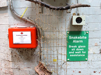 7. Health and safety precautions in the venomous and dangerous animal environment. 