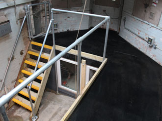 10. The snake management area made safer for staff with anti-slip floor sheets.