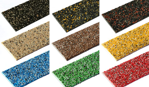 ColourDec multi-grit colours, unique to Safe tread.
