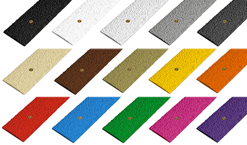 The widest range of colours, with matching screws.