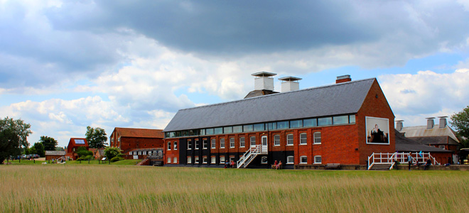 The world-renowned Snape Maltings Concert Hall.