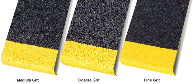 anti slip stair treads grit comparison