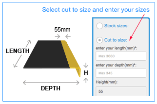 Stair Treads - cut to your sizes.