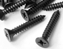 Black stainless steel self-tapping screws