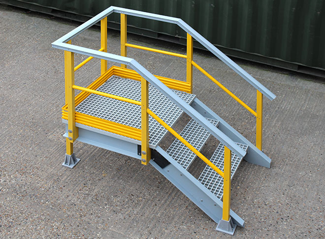 For doorway access, stairways, inspection platforms, assembly lines and many other industrial applications.