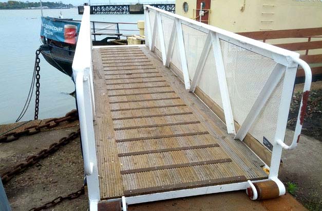Decking strips for boat ramps, jetty, pier and pontoon safety.