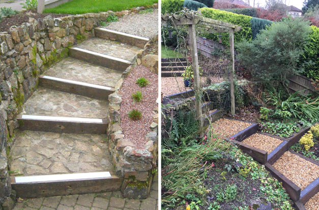 Decking strips keep your garden steps and looking beautiful and safe.