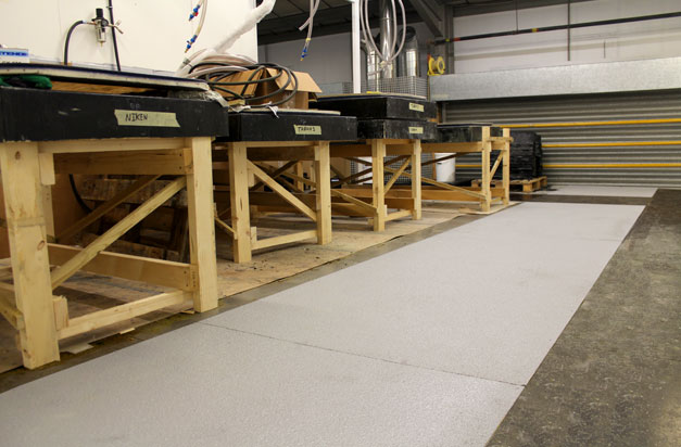 Anti-slip floor sheets - a superior slip resistant and hard wearing surface.