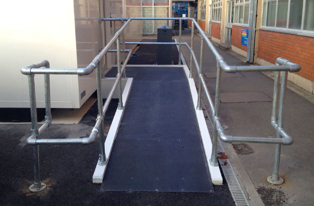 Non slip floor sheets ideal for access ramps in hospitals, schools, colleges.