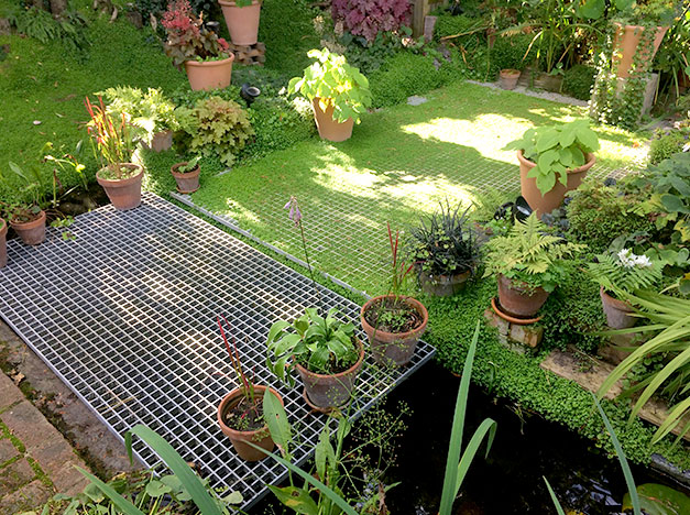 GRP Grating provides ground stabilisation mesh for muddy and water logged paths.