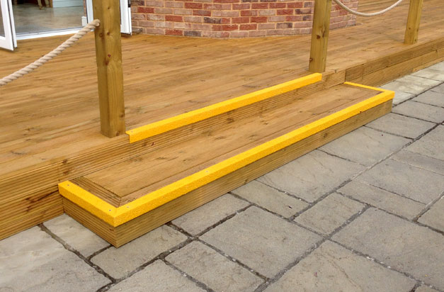 Anti-Slip Stair Nosings - designed to fit to the front of any step.